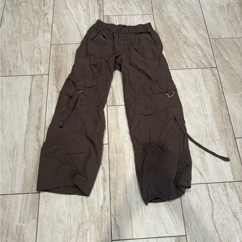 Wild Fable Brown Cargo Pants with Relaxed Fit